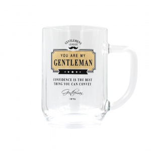 Halbă de Bere "Confidence is the best thing you can convey" - 500 ml - Ambalată în Cutie Cadou Premium
