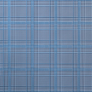 Hârtie ambalat cadouri tartan dungulițe albastre - Img 2