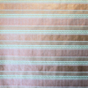 Hârtie cadouri Retro linii crem-cupru - Img 3