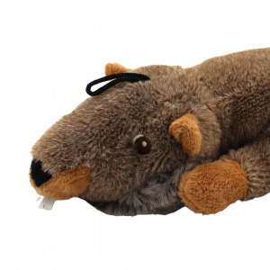 Jucărie pentru câini, cu sunet, model castor, 44 cm