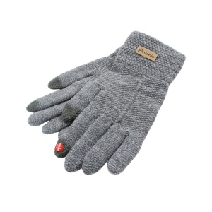 Mănuși damă, Antonio, cu funcție touch, culoare maro, one size