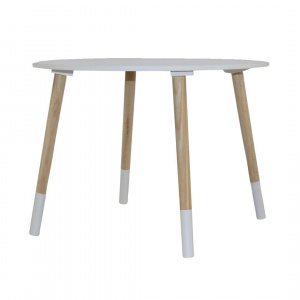 Masă pentru copii, H&S Collection, din MDF alb, 60 cm
