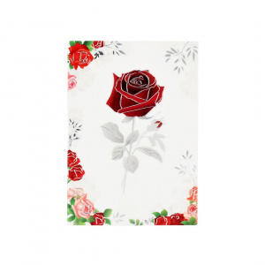 Mini felicitare Shimmering Rose