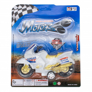 Motocicleta de jucarie sistem friction alb - Img 3
