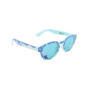 Ochelari de Soare Copii Disney Stitch – Model Albastru Pastel, Protecție 100% UV, Design Tropical