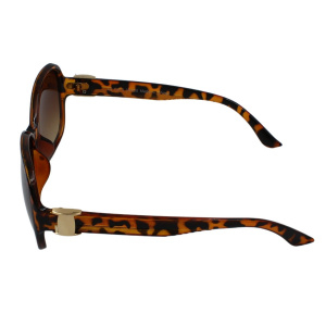 Ochelari de soare dama animal print gold