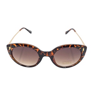 Ochelari de soare, damă, Tiara, leopard, cat-eye tortoise, lentile fumurii, protecție UV 400