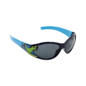 Ochelari de soare pentru copii, model dinozaur verde