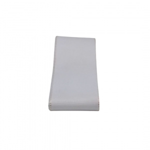 Panglică textilă ALB 38mm x 2m