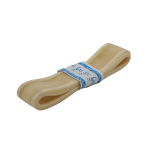 Panglică textilă CREM AURIU 25mm x 3m