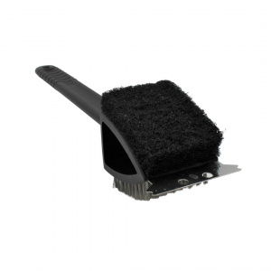 Perie profesională pentru curățarea grătarului, 3în1, cu mâner ergonomic, cap multifuncțional, BBQ