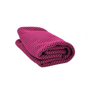 Prosop roz cu efect de răcire, XQ Max, 80x27 cm
