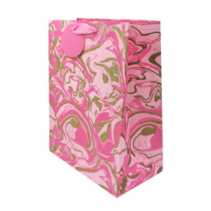 Punga Clairefontaine M Pink Marble Glitter