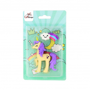 Radieră puzzle colecționabilă seria Unicorn crem - Img 1