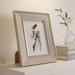 Ramă Foto Decorativă 20.5 x 25.5 cm – Polistiren Texturat Auriu Champagne