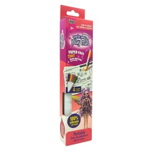 Reusable silicone coloring mat with 4 washable markers – Jewelry Workshop, 29.7 x 42 cm – Genie Pets, Whimsy Workshop