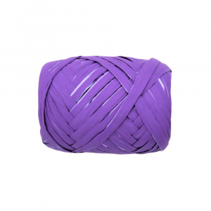 Rolă rafie 20 m violet alb