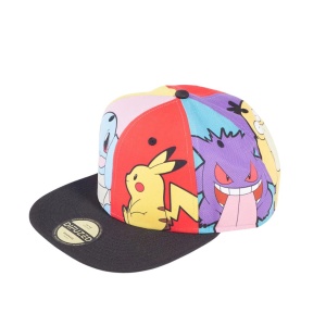 Șapcă reglabilă, pentru băieți, Pokémon - Multi Pop Art, 19x16x11 cm, brand Difuzed