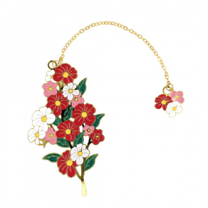 Semn de carte, buchet flori