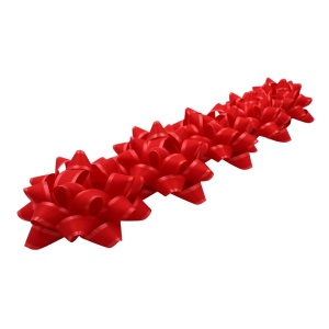 Set 10 steluțe autoadezive, 9 cm, Brizzolari, culoarea roșu mat - Img 6