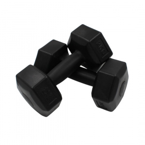 Set 2 gantere negre XQ Max 2x2 kg