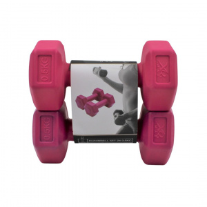 Set 2 gantere roz XQ Max 2x0.5 kg