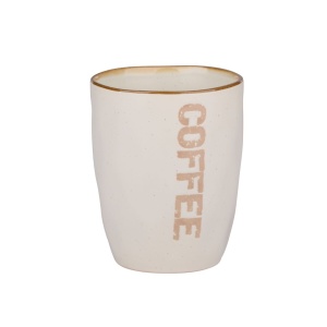 Set 4 căni pentru cafea, Alpina, Coffee - Espresso - Latte - Mocha, 280 ml