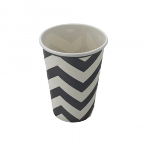 Set 6 pahare 355ml CHEVRON SILVER - Img 2