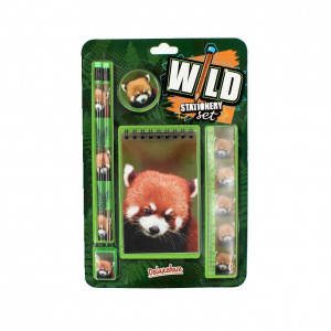 Set 6 rechizite Wild stationery Red panda