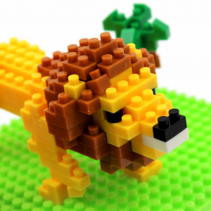 Set construcție Microbricks leu 166 piese