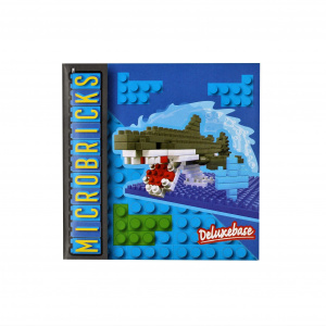 Set construcție Microbricks rechin 150 piese