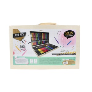 Set de Artă Profesional pentru Copii și Începători – 180 Piese | Jolly Craft Studio