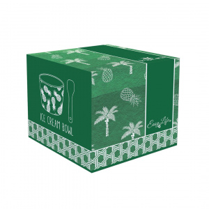 Set porțelan bol cu linguriță Tropicana