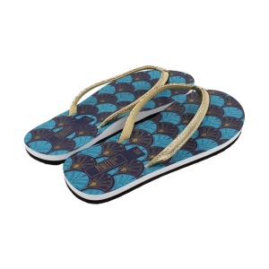 Șlapi flip-flops pentru femei, Perletti, model fantasia
