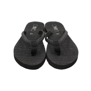 Șlapi flip-flops pentru femei, Perletti, negru