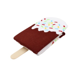 Șosete Funny Ice Cream unisex, model înghețată pe băț, multicolor, One Size, cadou amuzant