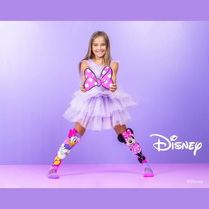 Șosete lungi colorate Madmia pentru fete fantasy Minnie & Daisy 3-5 ani