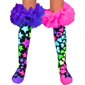 Șosete lungi colorate Madmia pentru fete Magic Frills 6-99 ani