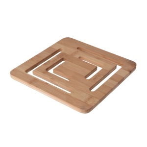 Suport din Bambus pentru Vase Fierbinți – 20x20x1 cm, Excellent Houseware