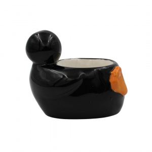 Suport ou din ceramică pinguin negru - Img 3