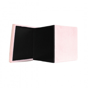Taburet cu spațiu depozitare 38x38x38 cm reiat mare roz