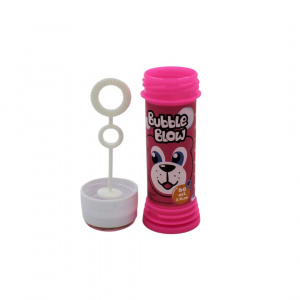 Tub baloane săpun 11cm ursuleț roz