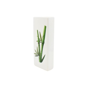 Umidificator pentru calorifer, din ceramică, model bambus auriu, 20,5 cm