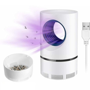 Aparat anti-insecte electric cu lumină UV și conexiune USB – tehnologie vortex silențioasă