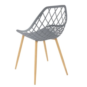 Scaun de grădină ARANDA, Jumi, gri – design modern, rezistent la intemperii