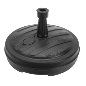 Bază parasolar rotundă, gri închis – suport umbrelă grădină stabil, pentru terasă și exterior