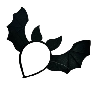 Bentiță de Halloween cu model liliac cu paiete, negru și mov, accesoriu pentru costum