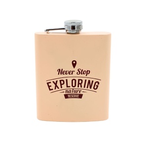 Butelcă din oțel inoxidabil, mesaj Never Stop Exploring, 270 ml