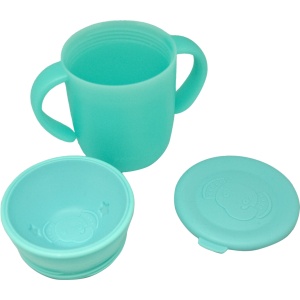 Cană silicon pentru bebeluși, 350ml, Melany Melephant, Frootimals