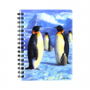 Carnețel zoo, cu spirală, 3D, Antarctic Majesty - Img 2